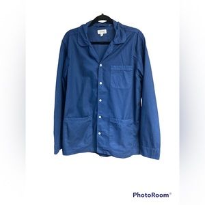 J Crew Navy Blue Button Down Jacket
